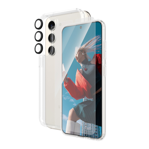PanzerGlass PanzerGlass 3-in-1 Bundle Samsung Galaxy S24 &vert; Ultra-Wide Fit w&period; EasyAligner