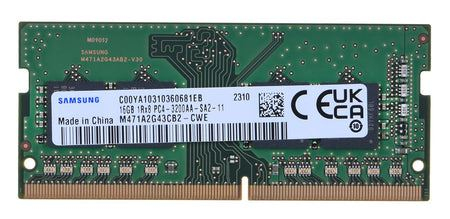 DDR4RAM 16 GB DDR4-3200, Samsung M471A2G43CB2-CWE 16GB DDR4 3200MHz PC4-25600 SODIMM, SO-DIMM DDR4RAM 16 GB DDR4-3200, Samsung M471A2G43CB2-CWE 16GB DDR4 3200MHz PC4-25600 SODIMM, SO-DIMM