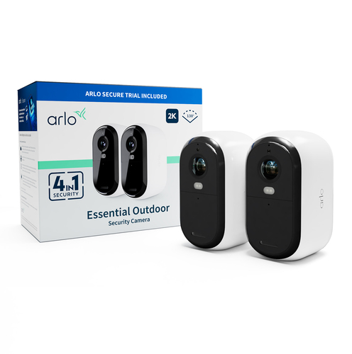 Arlo Essential 2K Outdoor Überwachungskamera,
