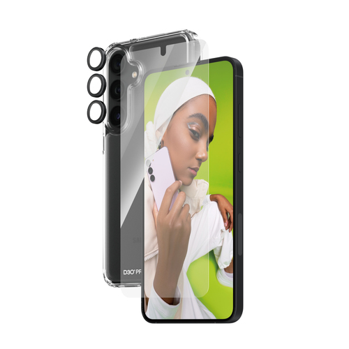 PanzerGlass PanzerGlass 3-in-1 Protection Bundle Samsung Galaxy S24&plus; &vert; Ultra-Wide Fit w&period; EasyAligner