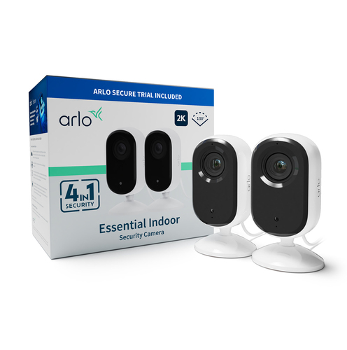 Arlo Essential 2K Indoor Überwachungskamera,