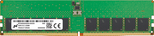 DDR5RAM 32 GB, Micron 32GB DDR5-5600 ECC UDIMM 2Rx8 CL46, DIMM, ECC, CL46 DDR5RAM 32 GB, Micron 32GB DDR5-5600 ECC UDIMM 2Rx8 CL46, DIMM, ECC, CL46