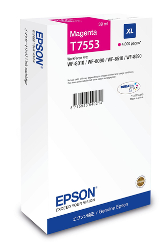 Epson C13T75534N&comma; original&comma; magenta