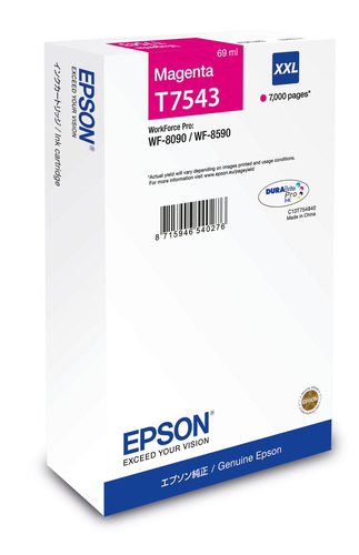 Epson C13T75434N&comma; original&comma; magenta