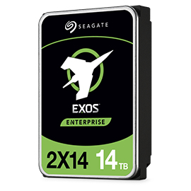 14 TB HDD Seagate Exos 2X14 ST14000NM0001, SATA 12 Gbit/s 14 TB HDD Seagate Exos 2X14 ST14000NM0001, SATA 12 Gbit/s