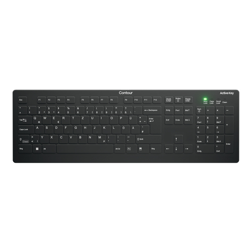 Contour Design AK-C8112 schwarz Tastatur, Layout: DE, Scherenschalter Contour Design AK-C8112 schwarz Tastatur, Layout: DE, Scherenschalter