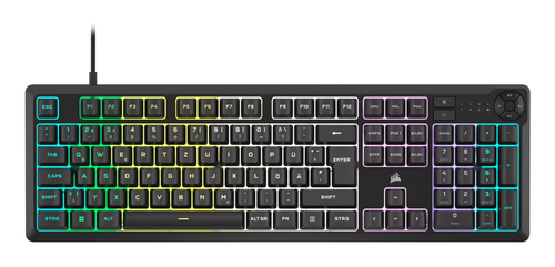 Corsair K55 CORE RGB schwarz Tastatur&comma; Layout&colon; DE&comma; mechanisch&comma; RGB