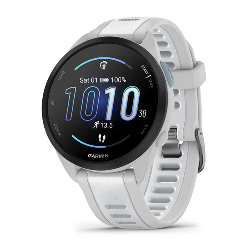 Garmin Forerunner 165, weiß, Touchscreen, rund, Smartwatch Garmin Forerunner 165, weiß, Touchscreen, rund, Smartwatch