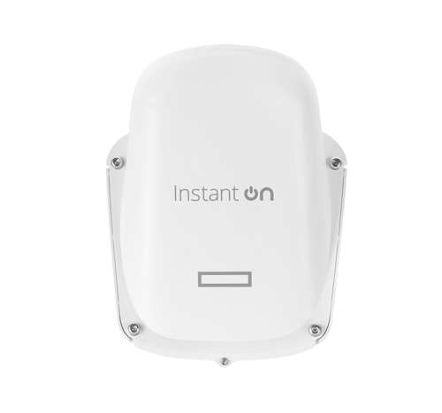 HPE Instant On Outdoor AP27 (WW), 574 Mbit/s (2.4GHz), 1200 Mbit/s (5GHz), Intern, PoE, weiß, Access Point HPE Instant On Outdoor AP27 (WW), 574 Mbit/s (2.4GHz), 1200 Mbit/s (5GHz), Intern, PoE, weiß, Access Point
