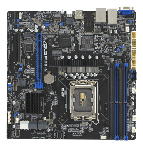 ASUS P13R-M, micro ATX LGA 1700 Mainboard, 4x DDR5, max. 128 GB ASUS P13R-M, micro ATX LGA 1700 Mainboard, 4x DDR5, max. 128 GB