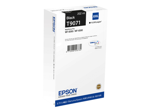 Epson C13T90714N&comma; original&comma; schwarz