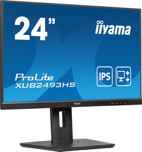 23.8 Zoll iiyama XUB2493HS-B6, 60,5cm TFT, 100 Hz, Full HD, 0,5ms, 1x HDMI, 1x DP 23.8 Zoll iiyama XUB2493HS-B6, 60,5cm TFT, 100 Hz, Full HD, 0,5ms, 1x HDMI, 1x DP
