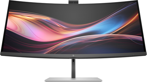 34 Zoll HP Series 7 Pro 34 inch WQHD Conferencing Monitor - 734pm&comma; 86&comma;4cm TFT&comma; 120 Hz&comma; Wide Quad HD&comma; 5ms&comma; 1x HDMI&comma; 1x DP&comma; integrierte Kamera&comma; integrierter USB-Hub