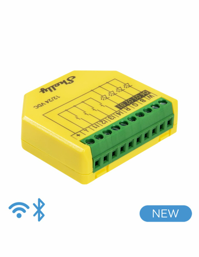 Shelly Plus RGBW PM Kabellos Gr&uuml;n&comma; Gelb