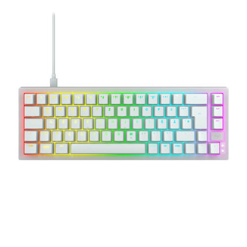 CHERRY K5V2 Compact weiß Tastatur, Layout: DE, Cherry MX2A Red, RGB CHERRY K5V2 Compact weiß Tastatur, Layout: DE, Cherry MX2A Red, RGB