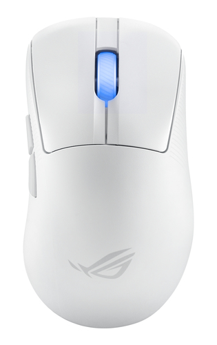 ASUS ROG Keris II Ace Wireless AimPoint White wei&szlig; Maus&comma; rechtsh&auml;nder&comma; Gaming&comma; USB&comma; Bluetooth