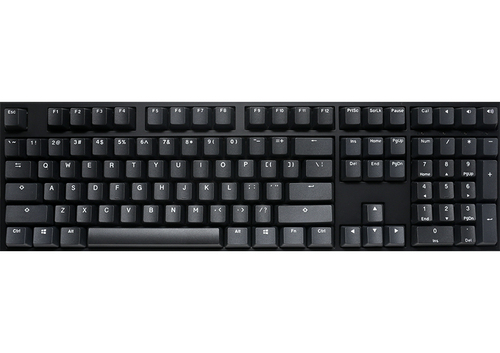 Ducky Origin Phantom Black schwarz Tastatur&comma; Layout&colon; DE&comma; Cherry MX Speed Silver