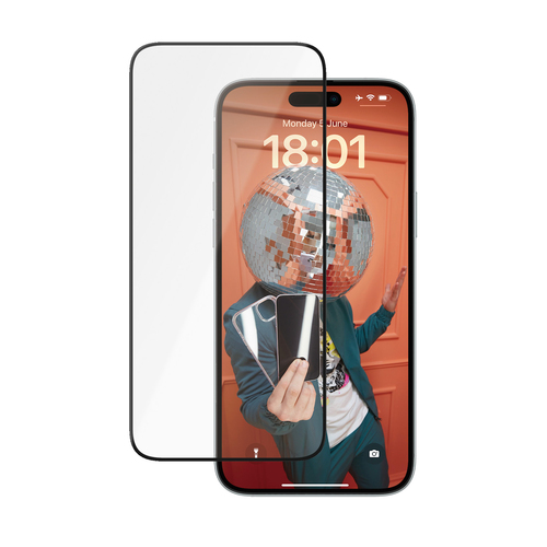 PanzerGlass PanzerGlass Ceramic Protection for iPhone 15 Plus &vert; Ultra-Wide Fit w&period; EasyAligner