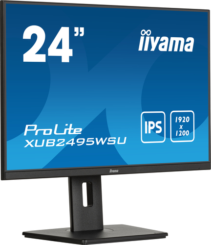 24.1 Zoll iiyama XUB2495WSU-B7, 61,1cm TFT, 75 Hz, WUXGA, 4ms, 1x HDMI, 1x DP, integrierter USB-Hub 24.1 Zoll iiyama XUB2495WSU-B7, 61,1cm TFT, 75 Hz, WUXGA, 4ms, 1x HDMI, 1x DP, integrierter USB-Hub
