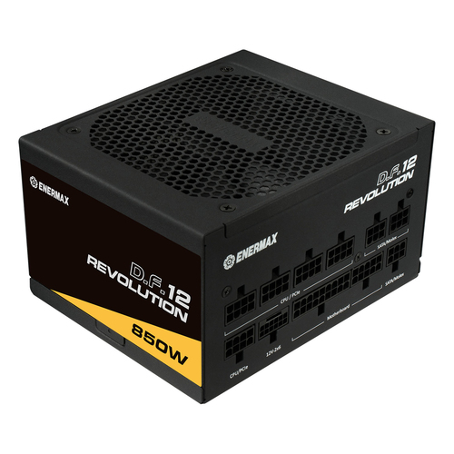 850W Enermax Revolution D&period;F&period;12 ATX 3&period;1 Netzteil&comma; 80 PLUS Gold&comma; schwarz&comma; vollst&auml;ndig modular