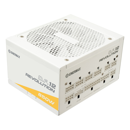 850W Enermax Revolution D&period;F&period;12 ATX 3&period;1 Netzteil&comma; 80 PLUS Gold&comma; wei&szlig;&comma; vollst&auml;ndig modular