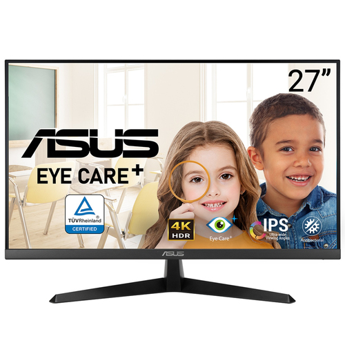 27 Zoll ASUS VY27UQ, 68,6cm TFT, 60 Hz, 4K Ultra HD, 5ms, 2x HDMI, 1x DP 27 Zoll ASUS VY27UQ, 68,6cm TFT, 60 Hz, 4K Ultra HD, 5ms, 2x HDMI, 1x DP