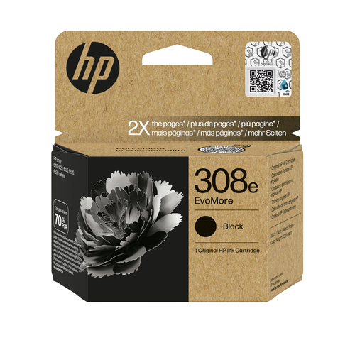 HP 308e EvoMore Schwarz Original Druckerpatrone HP 308e EvoMore Schwarz Original Druckerpatrone
