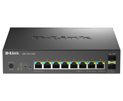 D-Link DMS-1250-10SPL Managed 2.5G Ethernet D-Link DMS-1250-10SPL Managed 2.5G Ethernet