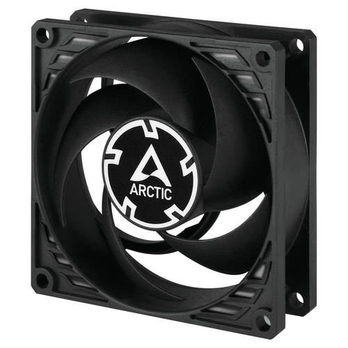 ARCTIC P8 Silent&comma; schwarz&comma; L&uuml;fter&comma; 80x80x25mm&comma; 1600rpm&comma; 26&comma;5 m&sup3;&sol;h&comma; 0&comma;62 mmH2O&comma; 3-polig