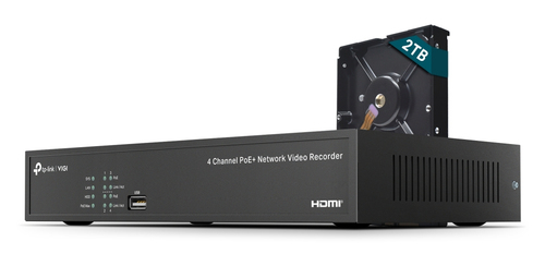 VIGI 4 Channel PoE+ Network Video Record