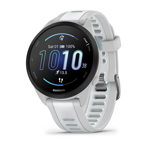 Garmin Forerunner 165 Music&comma; grau&comma; Touchscreen&comma; rund&comma; Smartwatch