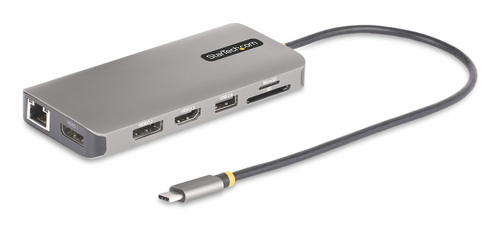 StarTech.com 154B-USBC-MULTIPORT, USB 3.2 Gen 1 (3.1 Gen 1) Type-C, grau, USB Power Delivery, Aluminium Gehäuse StarTech.com 154B-USBC-MULTIPORT, USB 3.2 Gen 1 (3.1 Gen 1) Type-C, grau, USB Power Delivery, Aluminium Gehäuse