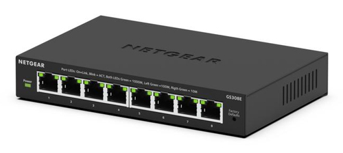 NETGEAR GS308E Managed L2/L3 Gigabit
