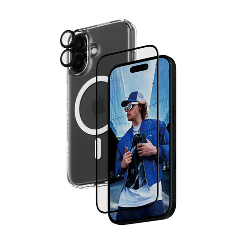 PanzerGlass PanzerGlass 3-in-1 Protection Bundle iPhone 16 PanzerGlass PanzerGlass 3-in-1 Protection Bundle iPhone 16