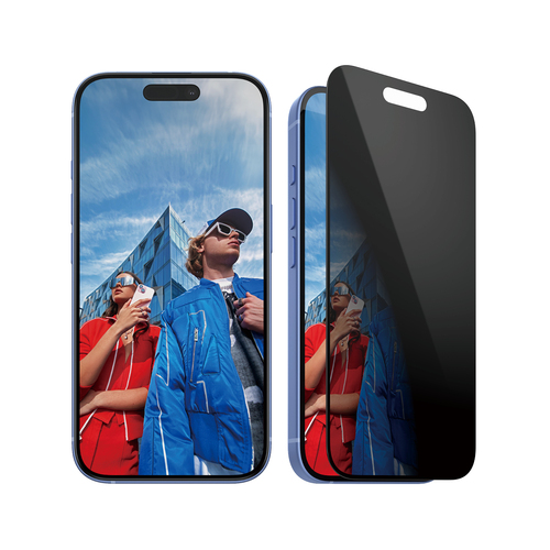 PanzerGlass PanzerGlass 2-Way Privacy Screen Protector iPhone 16 &vert; 15 &vert; Ultra-Wide Fit w&period; EasyAligner
