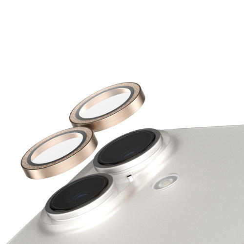 PanzerGlass SAFE. by PanzerGlass Camera Lens Protector Glitter Gold iPhone 16 | 16 Plus PanzerGlass SAFE. by PanzerGlass Camera Lens Protector Glitter Gold iPhone 16 | 16 Plus