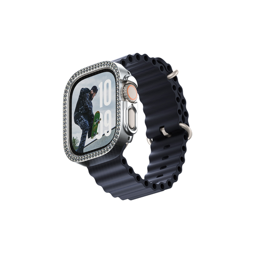 PanzerGlass SAFE. by PanzerGlass Bling Bumper Silver Apple Watch Ultra 3 | Ultra 2 | Ultra | 49mm PanzerGlass SAFE. by PanzerGlass Bling Bumper Silver Apple Watch Ultra 3 | Ultra 2 | Ultra | 49mm