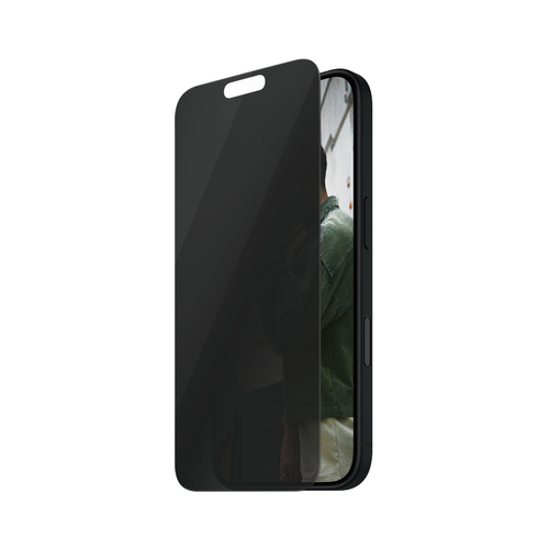 PanzerGlass SAFE&period; by PanzerGlass 2-Way Privacy Screen Protector iPhone 16 &vert; 15 &vert; Ultra-Wide Fit