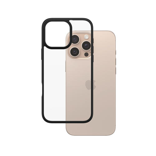 PanzerGlass PanzerGlass HardCase Transparent w&period; Black Frame iPhone 16 Pro Max