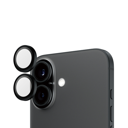 PanzerGlass PanzerGlass Hoops Camera Lens Protector Black iPhone 16 &vert; 16 Plus