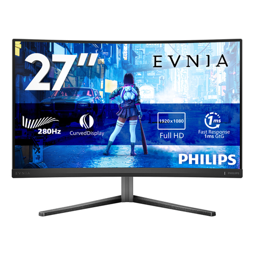 27 Zoll Philips 27M2C5200W&sol;00&comma; 68&comma;5cm TFT&comma; 280 Hz&comma; Full HD&comma; 0&comma;3ms&comma; 2x HDMI&comma; 1x DP