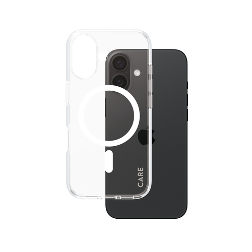 PanzerGlass CARE by PanzerGlass Urban Combat Case Transparent w&period; White MagSafe iPhone 16