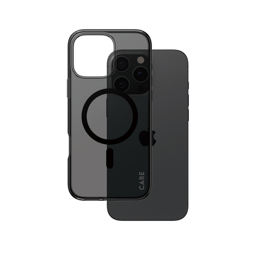 PanzerGlass CARE by PanzerGlass Smokey Case w&period; Black MagSafe iPhone 16 Pro Max