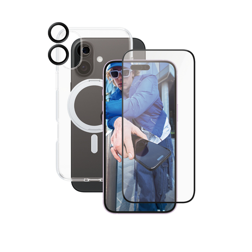 PanzerGlass CARE by PanzerGlass 3-in-1 Ceramic Bundle iPhone 16 Plus PanzerGlass CARE by PanzerGlass 3-in-1 Ceramic Bundle iPhone 16 Plus