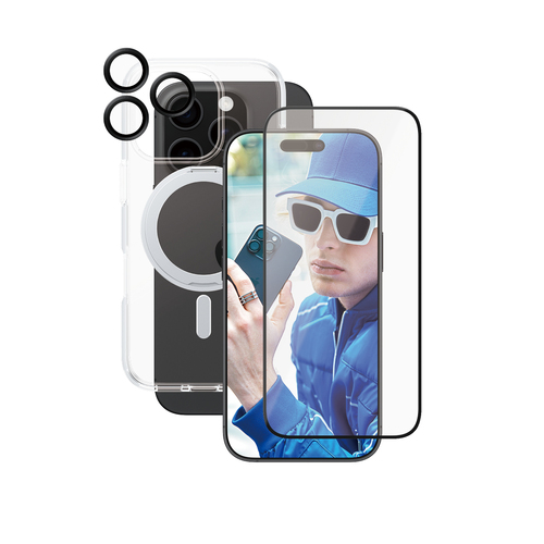 PanzerGlass CARE by PanzerGlass 3-in-1 Ceramic Bundle iPhone 16 Pro PanzerGlass CARE by PanzerGlass 3-in-1 Ceramic Bundle iPhone 16 Pro