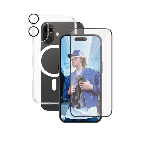 PanzerGlass PanzerGlass | CARE by PanzerGlass Flagship 3-in-1 Bundle iPhone 16 PanzerGlass PanzerGlass | CARE by PanzerGlass Flagship 3-in-1 Bundle iPhone 16
