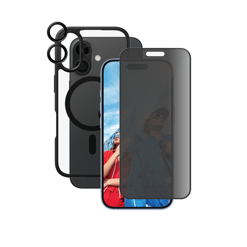 PanzerGlass PanzerGlass &vert; CARE by PanzerGlass Flagship 3-in-1 Privacy Bundle iPhone 16