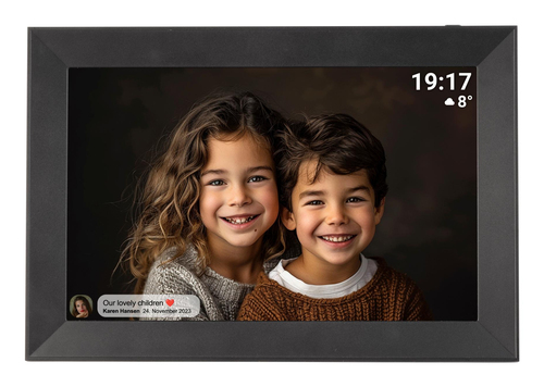 Denver PFF-1012 Digitaler Bilderrahmen Schwarz 25,6 cm (10.1) Touchscreen WLAN Denver PFF-1012 Digitaler Bilderrahmen Schwarz 25,6 cm (10.1) Touchscreen WLAN