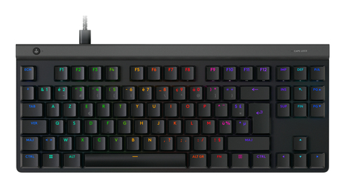 Logitech G G515 schwarz Tastatur&comma; Layout&colon; Franz&ouml;sisch&comma; Logitech GL Tactile&comma; RGB