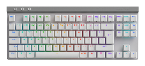 Logitech G G515 Lightspeed TKL weiß Tastatur, Layout: US International, Logitech GL Tactile, RGB Logitech G G515 Lightspeed TKL weiß Tastatur, Layout: US International, Logitech GL Tactile, RGB